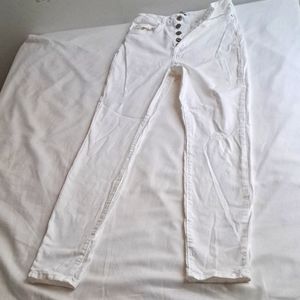 Forever 21 White Jeans